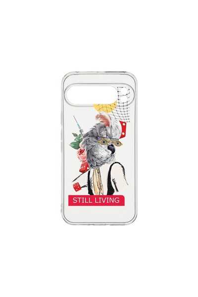 bestcase Husă transparentă din silicon de 2MM, compatibilă cu Google Pixel 9 ...