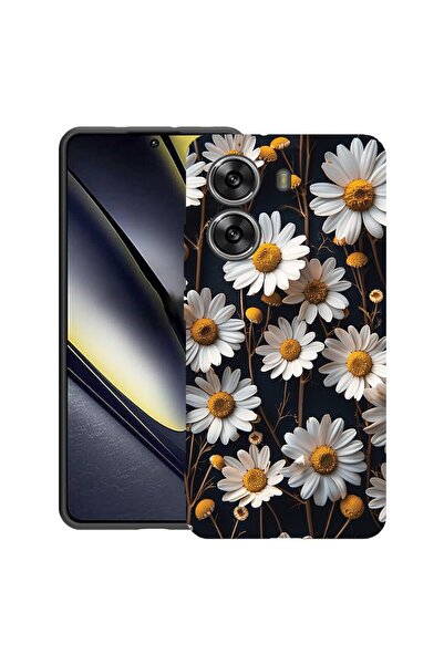 bestcase ¬Æ Husa pentru Poco X7 Pro 5G, 3D Daisy, Slim Silicon 0.8MM, Antisoc...