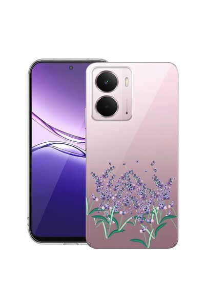 bestcase ¬Æ Husa pentru Realme P3 cu Design Lavender, Clear Slim Silicon, Ant...