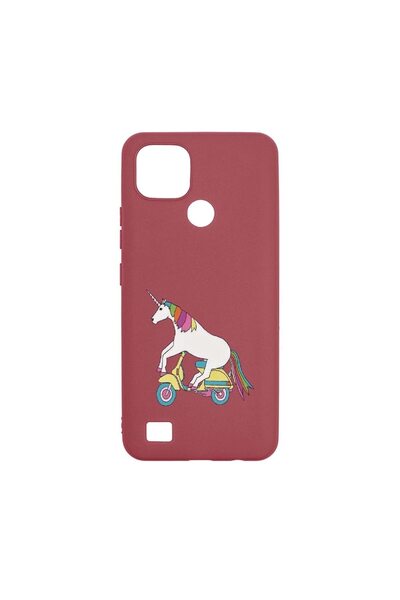 bestcase Husa Silicon, Compatibila Cu Realme C21, Unicorn On The Road, rezist...