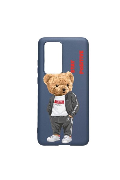 bestcase Θήκη σιλικόνης, Συμβατή με Huawei P Smart 2021, Με σχέδιο  "Stay Pos...