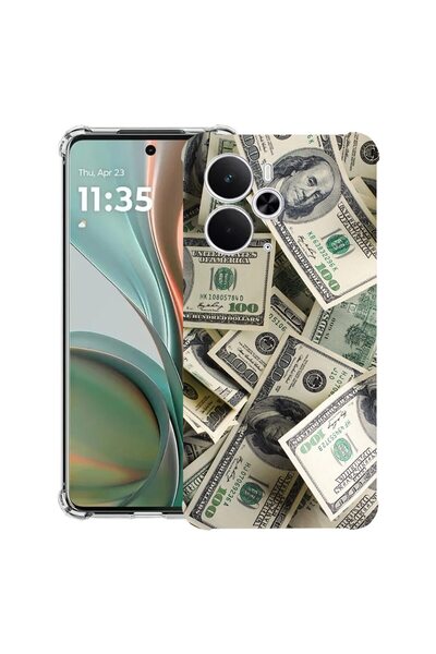 bestcase Husă Antișoc Compatibilă cu Poco M7 Pro 5G, cu Design Money Pattern,...