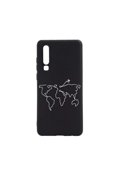 bestcase Husa Silicon Compatibila Cu Huawei P30, Travel, rezistenta la uzura,...