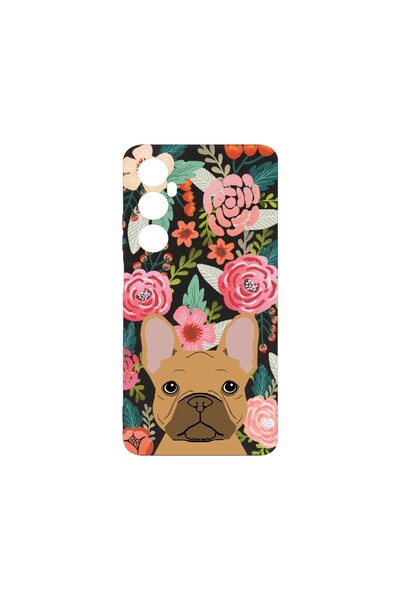 bestcase ¬Æ Husa Slim SIlicon 0.8MM, Compatibila Cu Realme C65, Dog and Flowe...