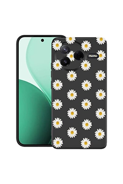 bestcase ¬Æ Husa TPU Ultra Slim Compatibil cu Poco F7 Pro, cu Design Daisy, 3...