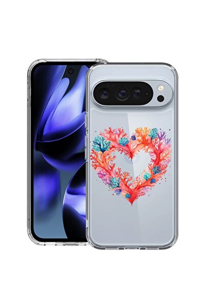 bestcase ¬Æ Husa pentru Google Pixel 10 / Pixel 10 Pro cu Design Coral Heart,...