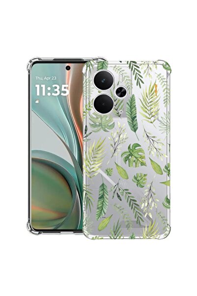 bestcase Αντικραδασμική Θήκη Συμβατή με Poco M7 Pro 5G, με σχέδιο πράσινα φύλ...