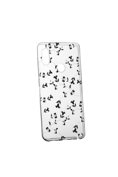 bestcase Husa Silicon, Transparent, Slim, Flori, 128, Huawei P20 Lite