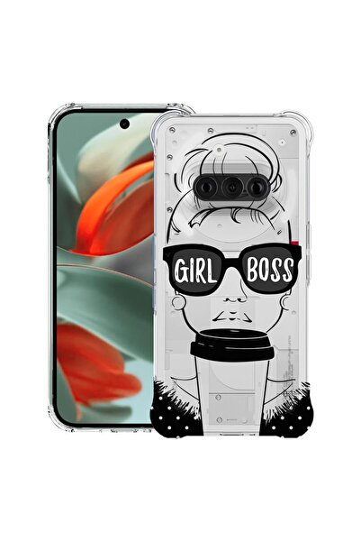bestcase ¬Æ Husa compatibila Nothing Phone (3a), Anti Shock 1.5MM, Girl Boss,...