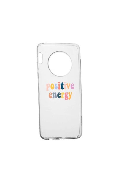 bestcase Husa de protectie cu mesaj Positive Energy, pentru Huawei Mate 30, r...