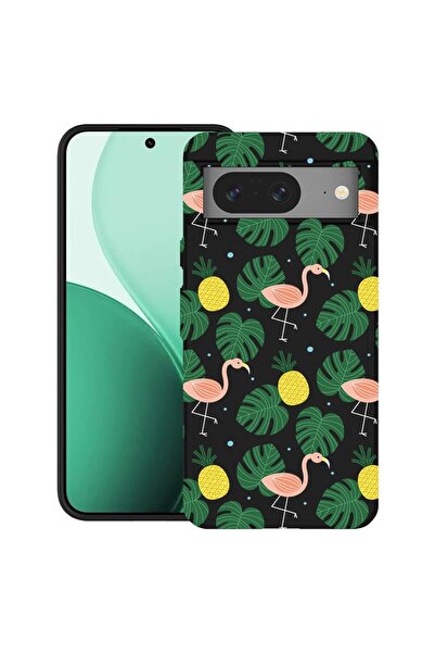 bestcase Υπέρλεπτη Θήκη TPU Συμβατή με Google Pixel 8, με Σχέδιο Φλαμίνγκο, 2...