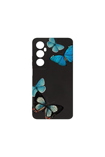 bestcase Λεπτή Θήκη Σιλικόνης 0.8MM, Συμβατή με Realme C65, Όμορφες Μπλε Πετα...