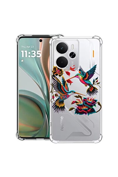 bestcase Αντικραδασμική Θήκη Συμβατή με Poco M7 Pro 5G, με Σχέδιο Κολιμπρί, Ε...