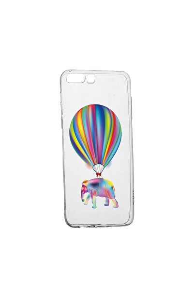bestcase Husa Silicon Compatibila Cu Huawei Y6 2018, Rainbow Elefant, reziste...