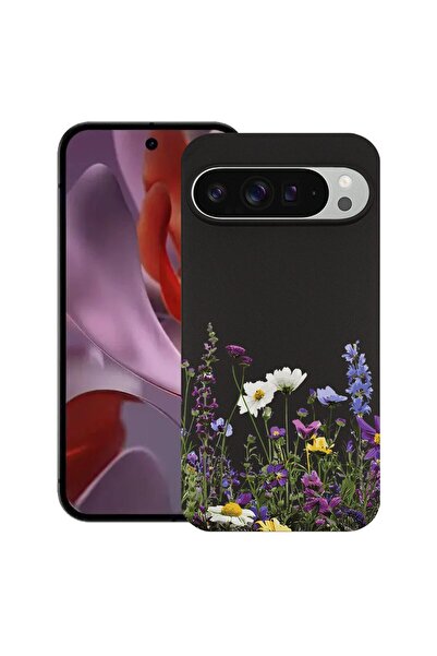 bestcase ¬Æ Husa TPU Ultra Slim Compatibila cu Google Pixel 9 / 9 Pro, Floral...