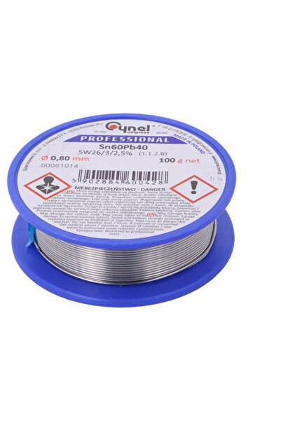 Cynel Sârmă de lipit 0.8mm 100g cu plumb
