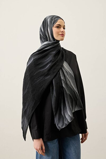 Modakaşmir Kumul Gradient Pattern Liva Modal Shawl