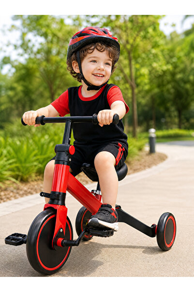 Bayt Aura Kids 4-in-1 Balance Bike Tricycle, Adjustable Seat & Handle, Toddle...