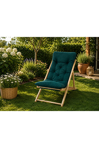 lignahomes Katlanır Şezlong Minder Dahil