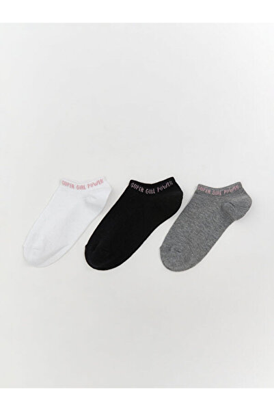 LC Waikiki Girl's Bootie Socks from Uzg Store for Style Enthusiasts, 3-Piece Set