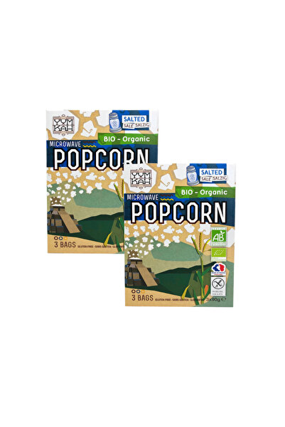 Organic Yum Kah- Salted Microwave Salted Popcorn, 90 g ( PACK OF 2 )
