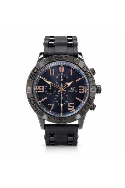 Watch Men's watch, EagleTime, Black, ET18