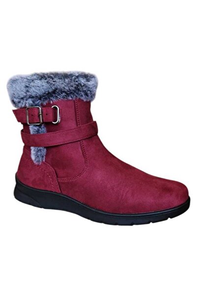 FASHION Botine de damă, la modă, cu talpă joasă, fără toc, cu o curea decorat...