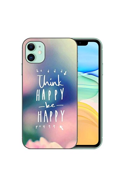 OEM Husa compatibila cu Apple iPhone 11 Silicon Gel Tpu Model Think Positive