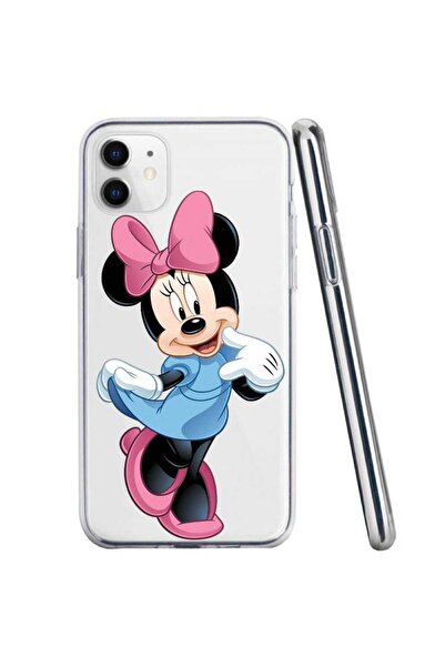 OEM Θήκη συμβατή με Apple iPhone 11, διαφανής σιλικόνης, με σχέδιο Μίκυ Μάους...