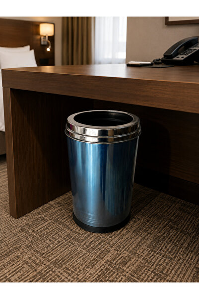 PNR HİJYEN 8 LİTRE ÇEMBERLİ ÇÖP KOVASI 304 KALİTE 20,5*34,5 CM EBATLARINDA