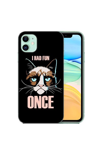 OEM Husa compatibila cu Apple iPhone 11 Silicon Gel Tpu Model Grumpy Cat