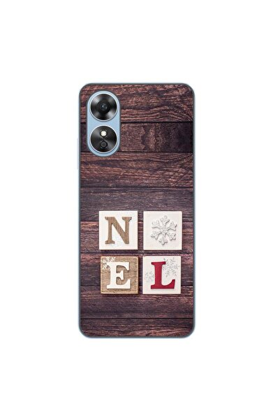 OEM Husa compatibila cu Oppo A17 Silicon Gel Tpu Model Craciun Noel Wood