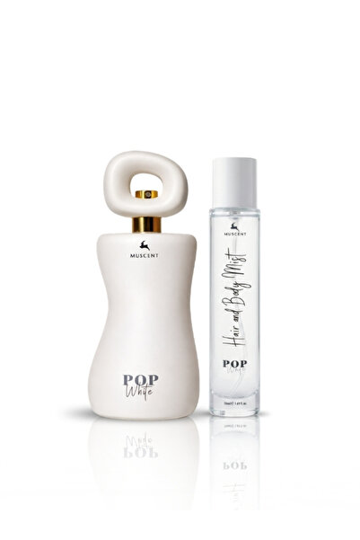 MUSCENT Pop White Parfüm ve Hair & Body Mist Seti