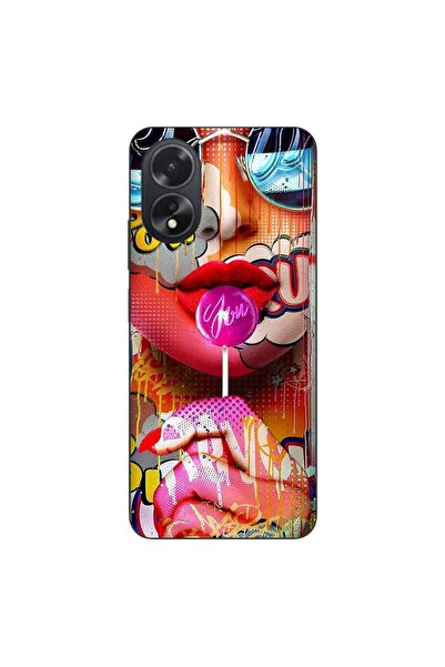 OEM Husa compatibila cu Oppo A38 4G Silicon Gel Tpu Model Pop Art Lolipop