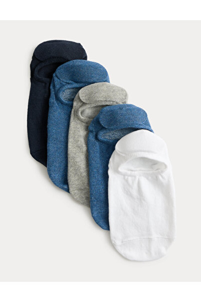 Marks & Spencer 5'li Cool & Fresh:trade_mark: Pamuk Karışımlı Gizli Trainer Ç...
