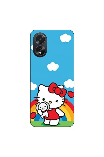 OEM Husa compatibila cu Oppo A38 4G Silicon Gel Tpu Model Hello Kitty Rainbow