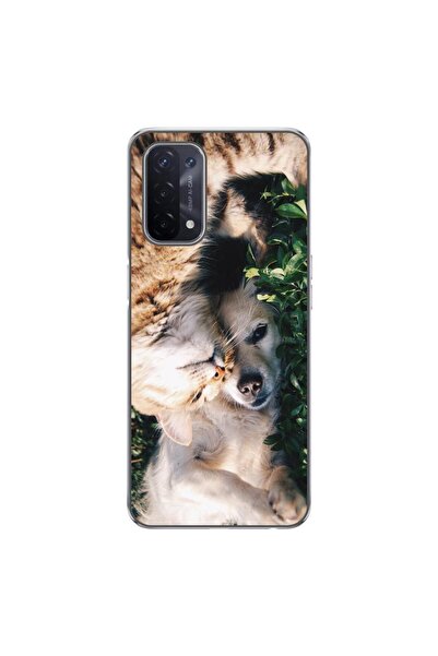 OEM Husa compatibila cu Oppo A54 5G, A74 5G Silicon Gel Tpu Model Caine si Pi...