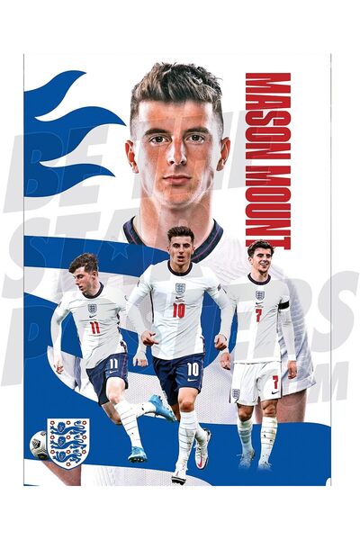 BPA England National Team Mason Mount Action Poster A2 Football Poster/Print/...