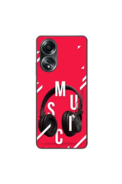 OEM Husa compatibila cu Oppo A58 4G Silicon Gel Tpu Model Music Headphones