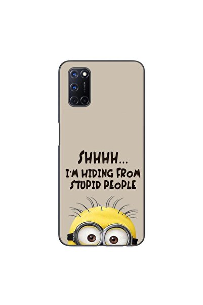 OEM Husa compatibila cu Oppo A72 Silicon Gel Tpu Model Mesaj Minion Shhhh