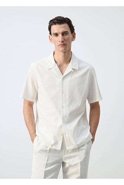 MANGO Man Regular fit %100 pamuklu gömlek