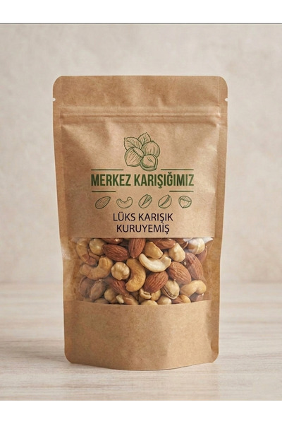 Merkezkuruyemişbaharat “Lüks Karışık Kuruyemiş 200 Gr Özel Karışım Taze Paket”