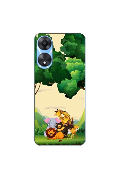 OEM Θήκη συμβατή με Oppo A78 5G (CPH2483) Σιλικόνης Gel TPU με σχέδιο Ζούγκλα...