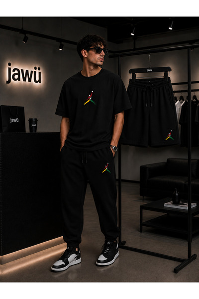JAWÜ STYLE مجموعة الرجل الذي يرمي السلة، 3 قطع، بريميوم
