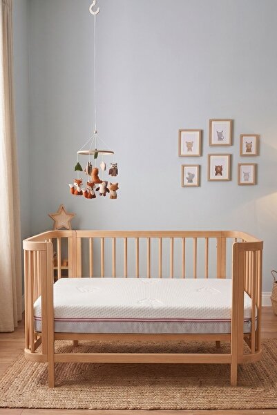 Bamgidoo Premium Doğal Lateks Bebek Yatağı - 14 cm Çift Yönlü Ortopedik