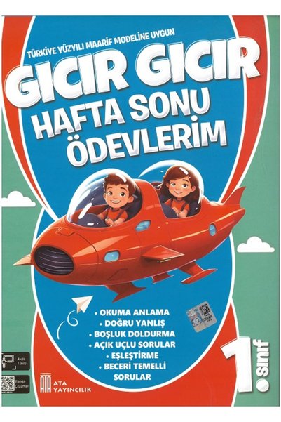 Ata Yayıncılık 1. Sınıftan 2.Sınıfa Geçenler İçin Derslerimi Yaz Tatilinde Tekrar Ediyorum Seti