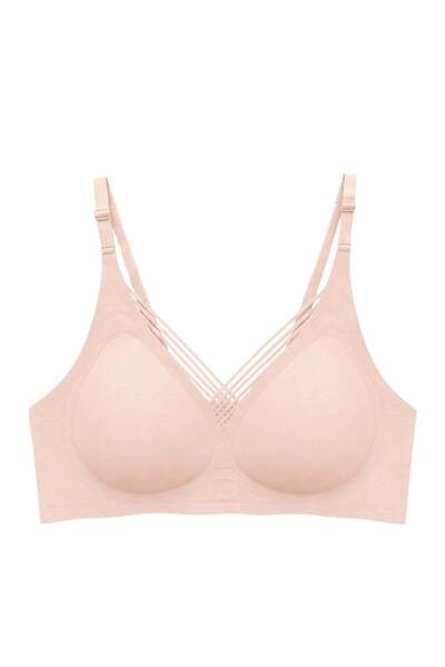 Cottonhill Seamless Bra - Lucent |   Ten Laser Cut Women's Bra with Front Cro...