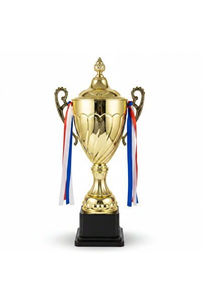 AKDC Premium Gold Metal Trophy Cup – 42 cm | Black Base | Award & Championshi...