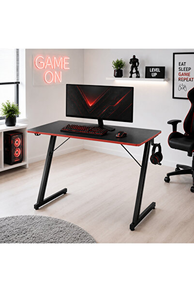 LedCorp Gaming Desk, 502 Black, 120x60x73CM