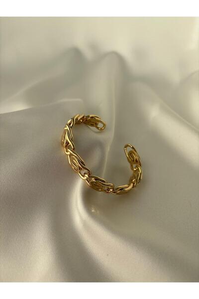 LioraJewellry Gold Kelepçe